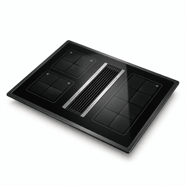 Nordvik IH-805 indukcijas plītsvirsma ar tvaika nosūcēju, 80 cm